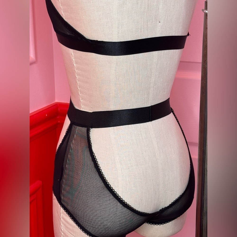 Sheer Backless Lingerie Set - Picture 2 of 3